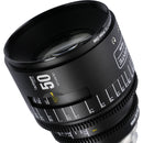 7Artisans INFINTE 50mm T2.1 Ciné Objectif (ARRI PL, Noir)