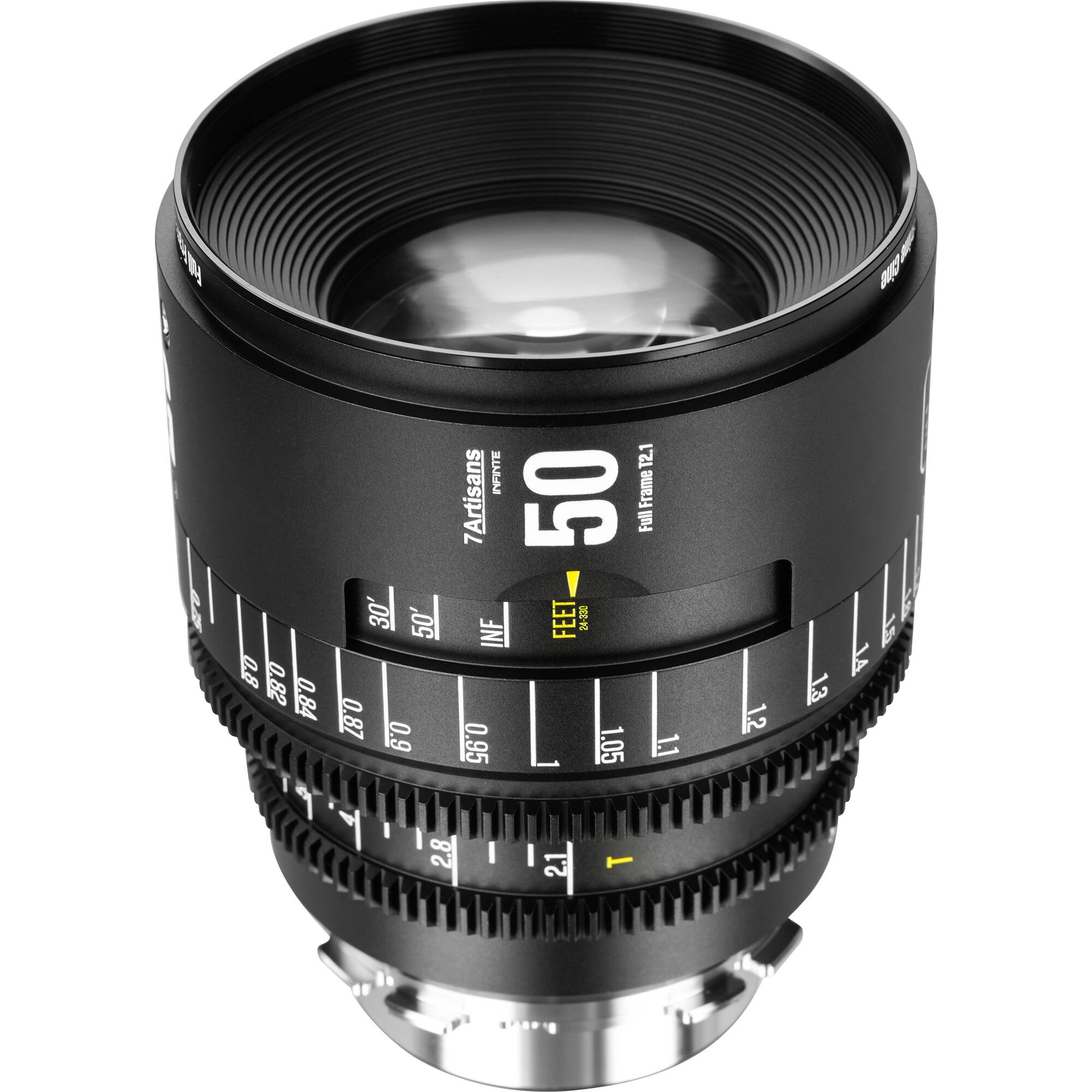 7Artisans INFINTE 50mm T2.1 Ciné Objectif (ARRI PL, Noir)