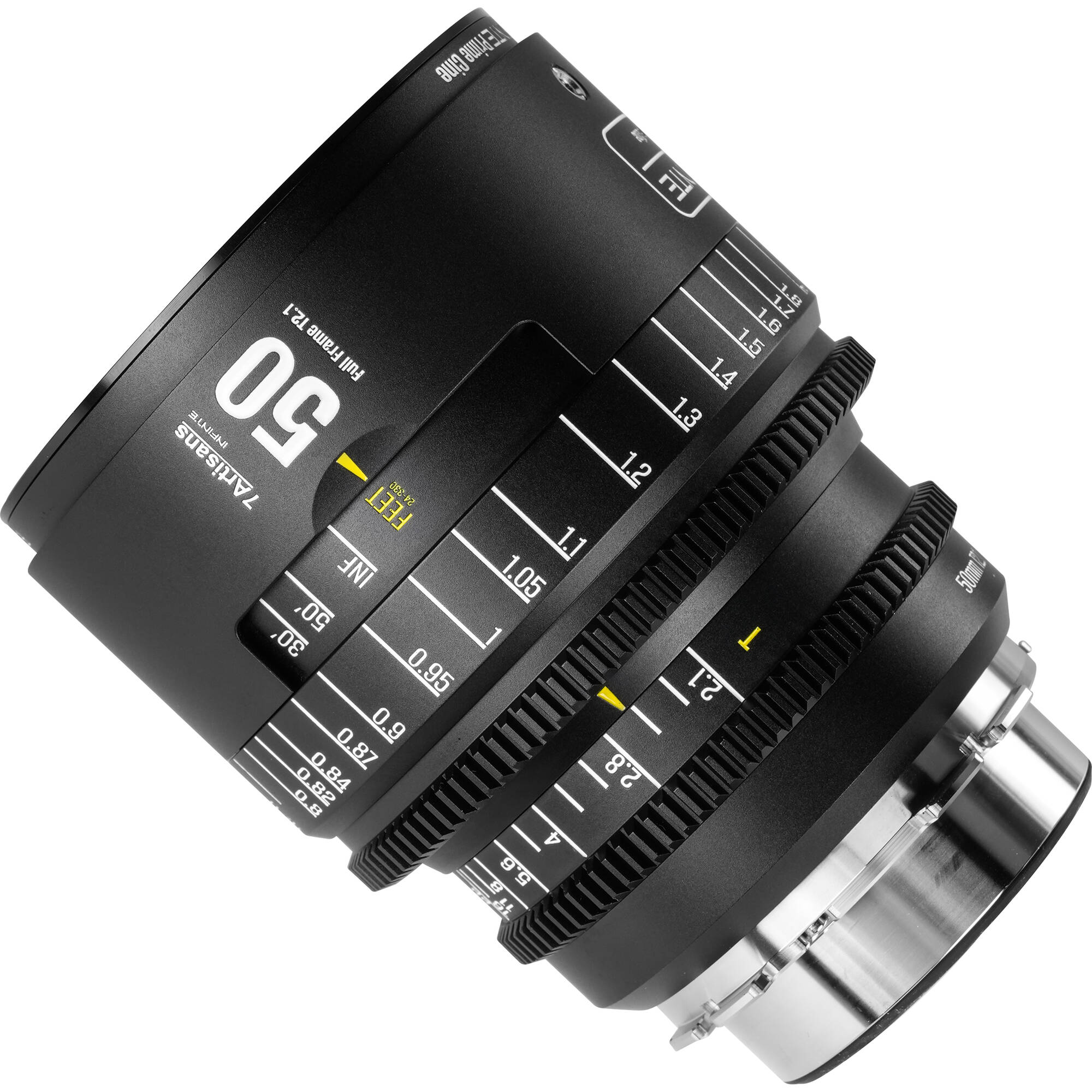 7Artisans INFINTE 50mm T2.1 Ciné Objectif (ARRI PL, Noir)