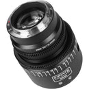 7Artisans INFINTE 50mm T2.1 Ciné Objectif (ARRI PL, Noir)