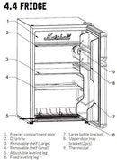 Marshall 4.4 Medium Capacity Bar Fridge