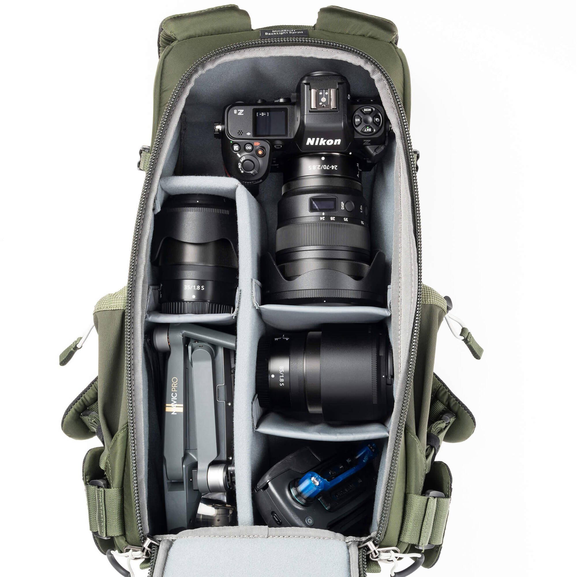 Think Tank MindShift Gear Backlight Backpack (Montane Green, 18L)