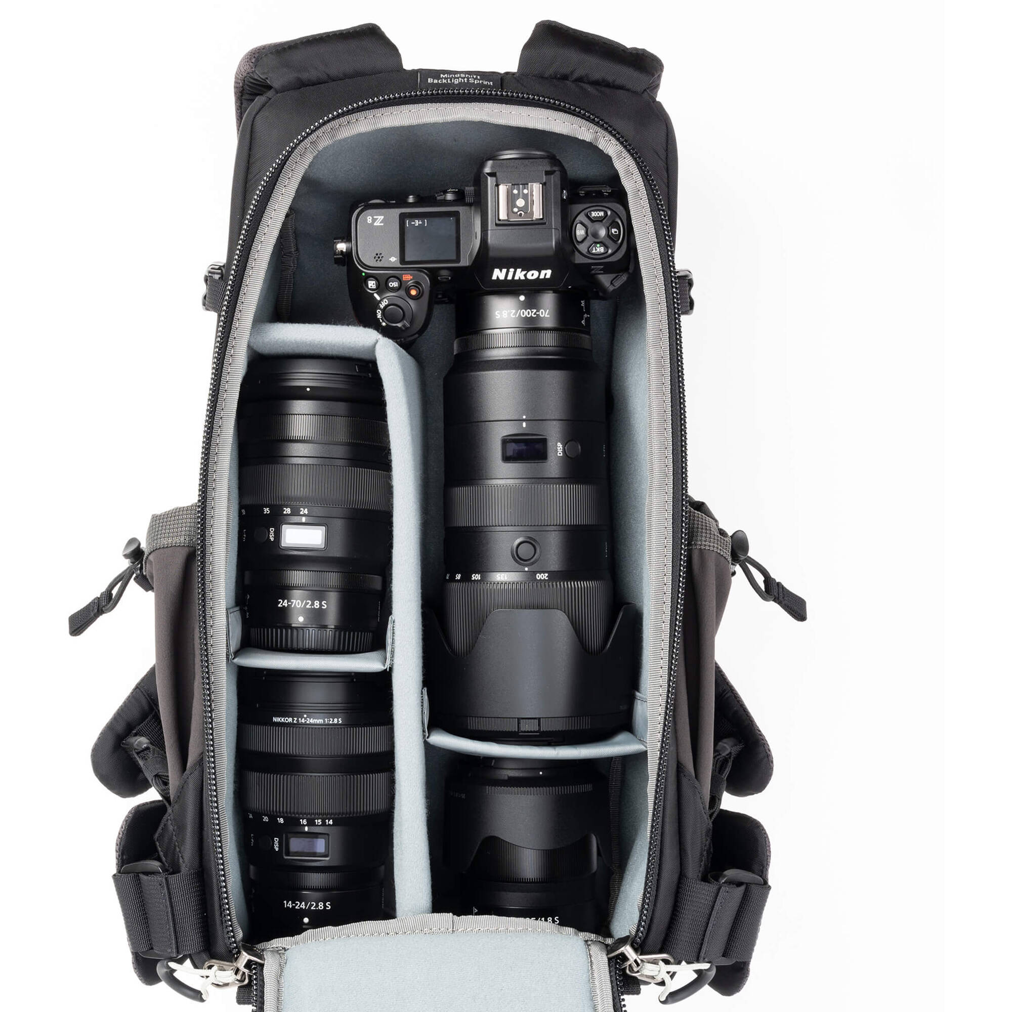 Think Tank MindShift Gear Backlight Sprint Backpack (Slate Black, 15L)