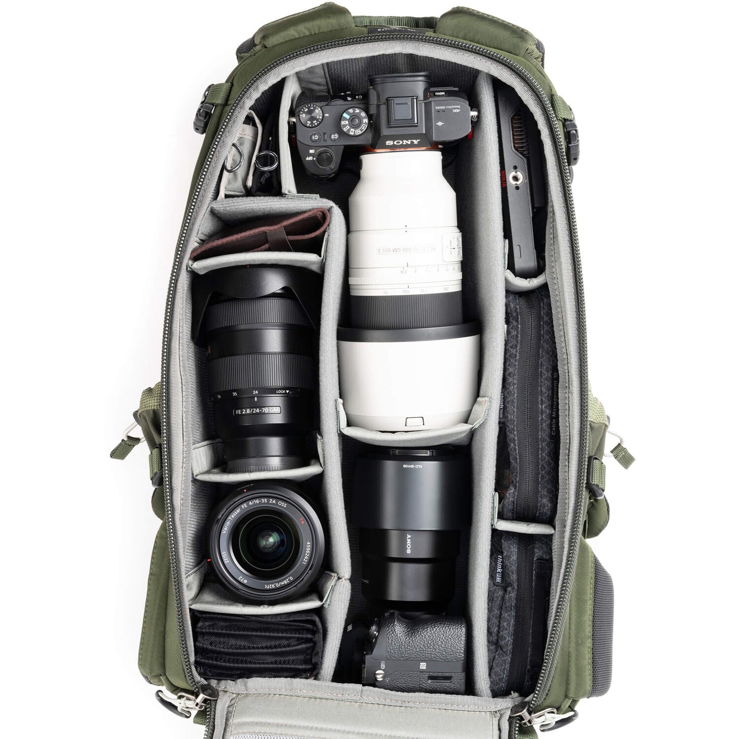Think Tank MindShift Gear Sac à dos rétroéclairé Vert Montane 26 L