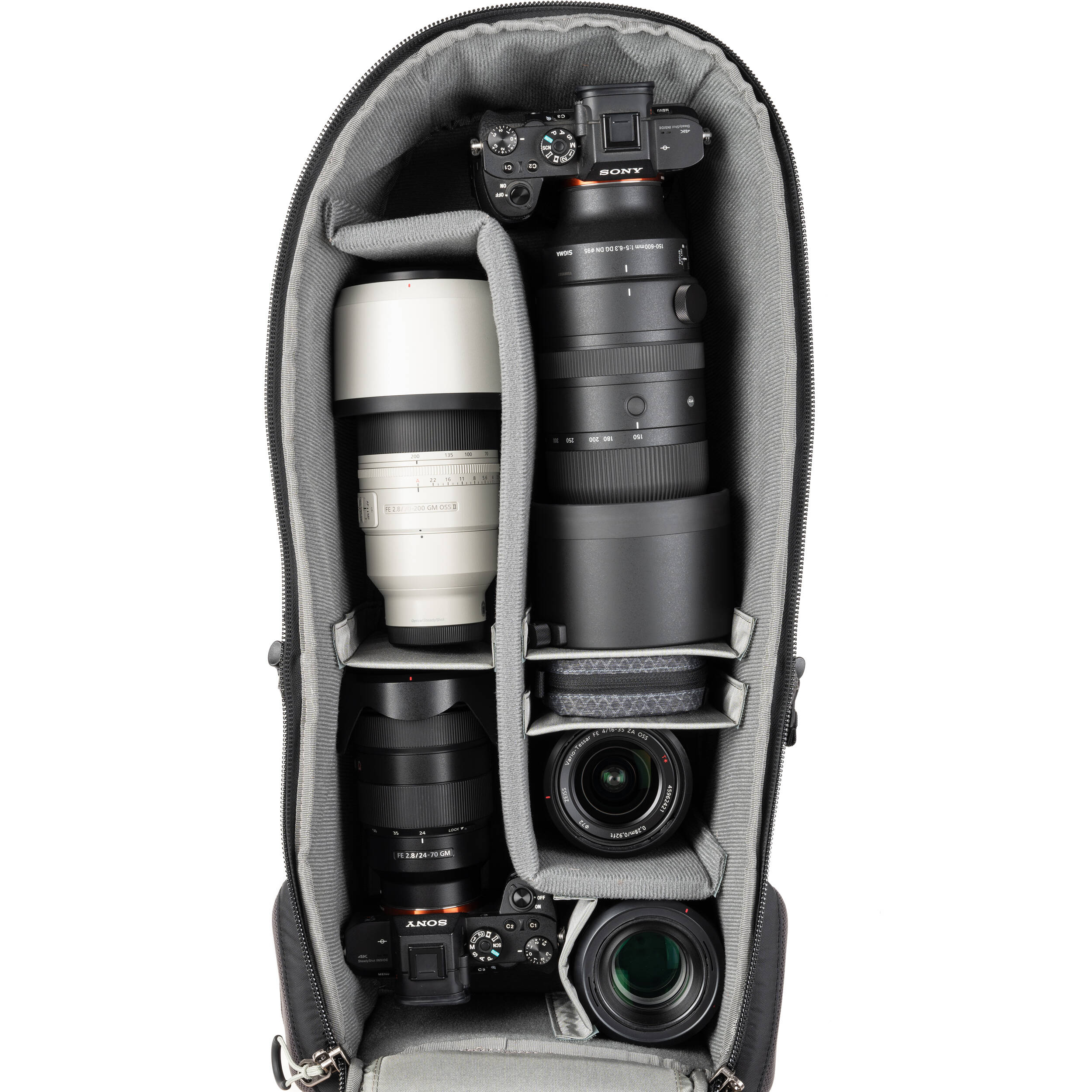 Think Tank Photo BackLight Long Lens Backpack (Slate Black)