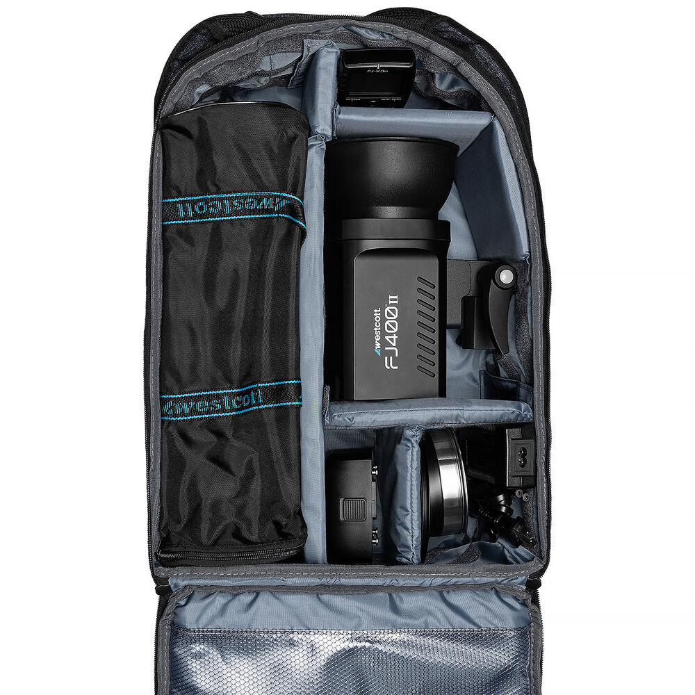 Westcott FJ400 II 400Ws Touchscreen Strobe with FJ-X3 M Universal Trigger (1-Light Backpack Kit)