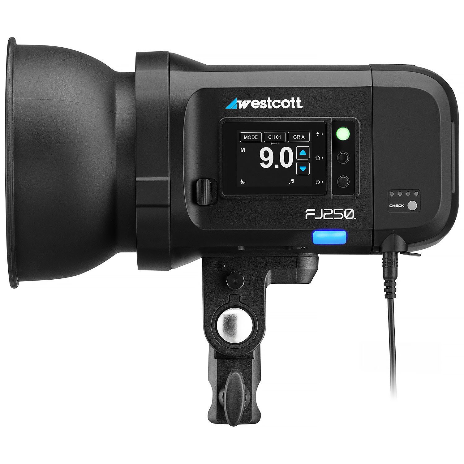 Westcott Stroboscope à écran tactile FJ250 250 W avec déclencheur universel FJ-X3 M (kit sac à dos 1 lumière)