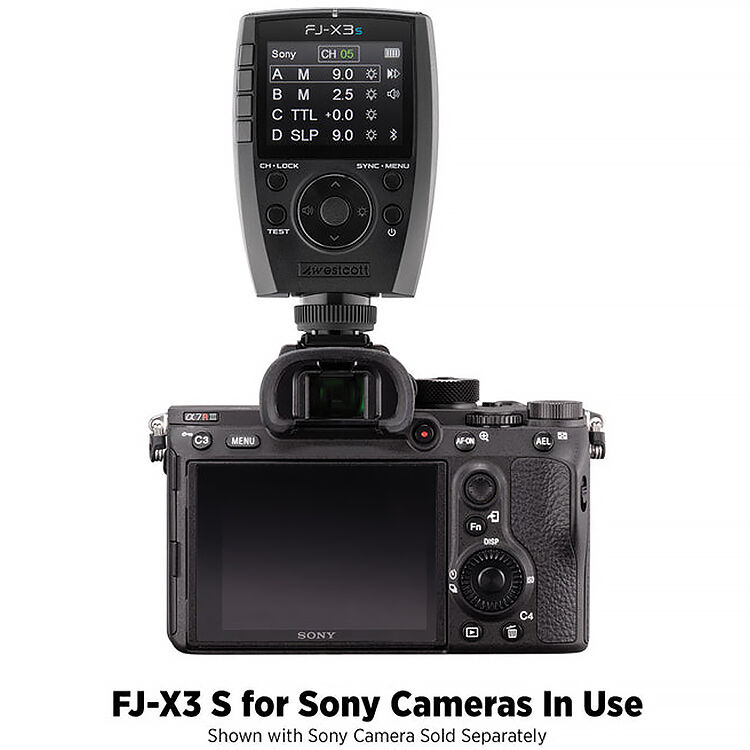 Westcott Stroboscope à écran tactile FJ250 250Ws avec déclencheur FJ-X3 S pour Sony (kit de sac à dos 1 lumière)