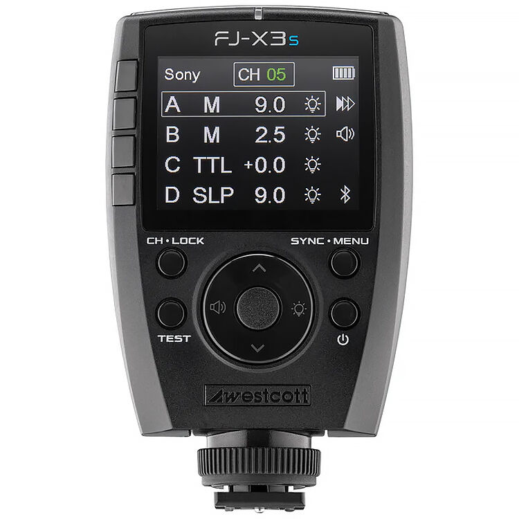 Westcott Stroboscope à écran tactile FJ250 250Ws avec déclencheur FJ-X3 S pour Sony (kit de sac à dos 2 lumières)