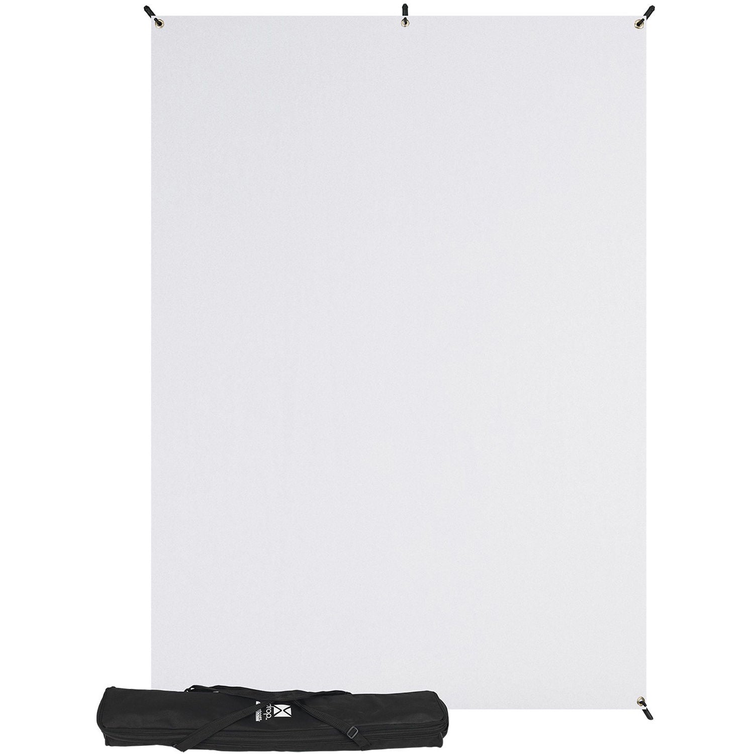Westcott X-Drop Wrinkle-Resistant Backdrop - High-Key White Kit (5' x 7')