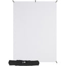 Westcott X-Drop Wrinkle-Resistant Backdrop - High-Key White Kit (5' x 7')
