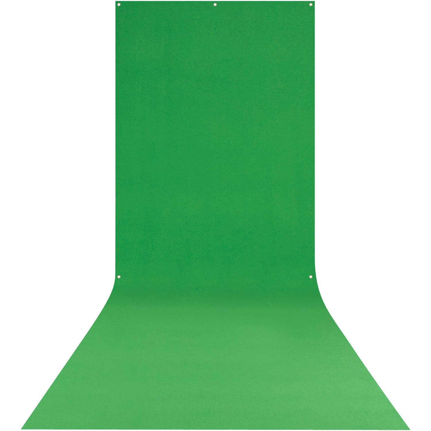 Westcott X-Drop Wrinkle-Resistant Backdrop - Chroma-Key Green Sweep (5' x 12')