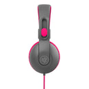 JLab  JBuddies Studio 2 On-Ear Kids Wired Headphones (Gray/Pink)