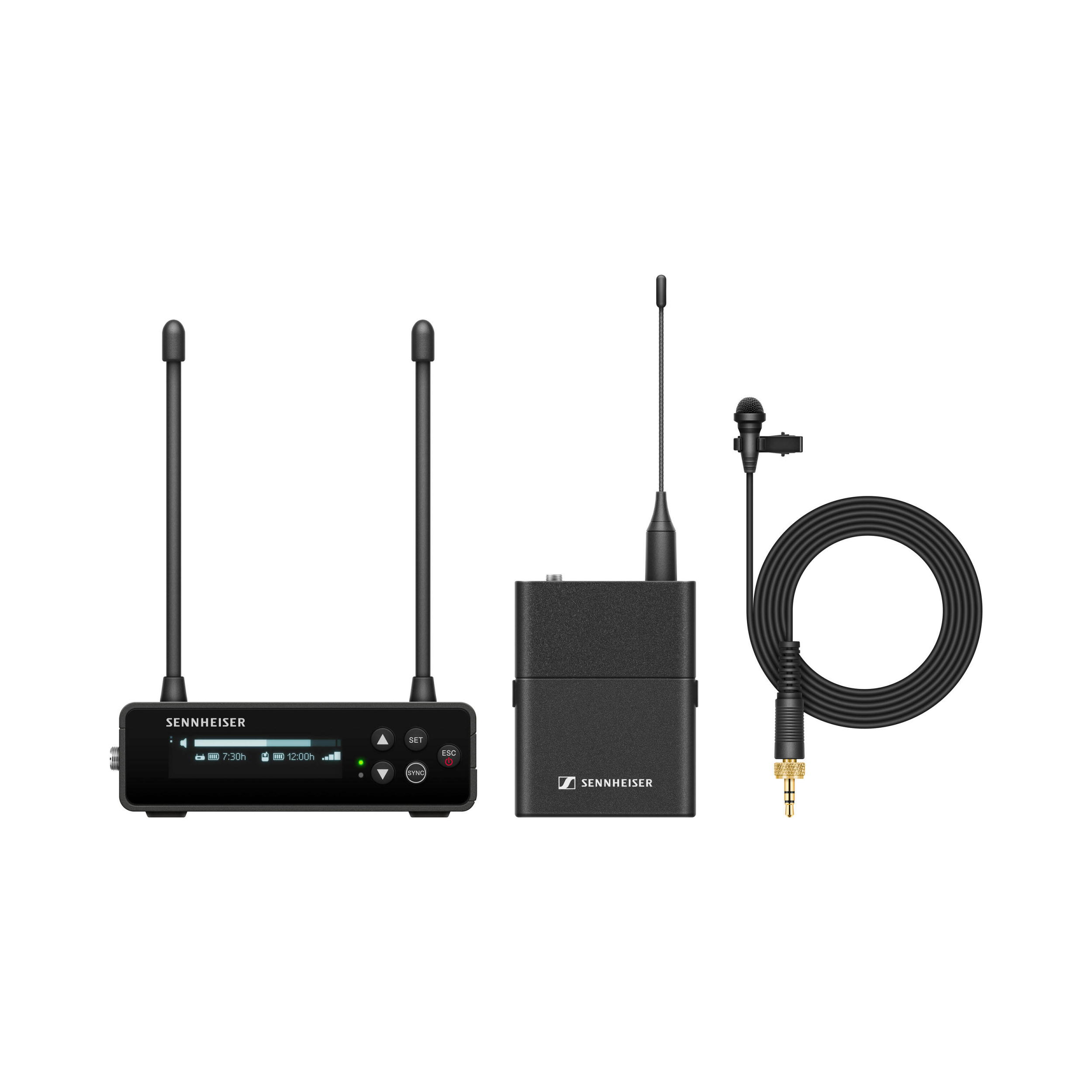 SENNHEISER EW-DP ME 2 Set Camera-Mount Digital Wireless Omni Lavalier Mic System (Q1-6: 470 à 526 MHz)