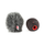 Rycote Baseball, Black (19/20) combo, comprend le baseball et le windjammer