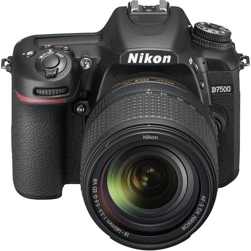 Nikon 33903 D7500 DX-Format DSLR Camera with AF-s DX nikkor 18-140mm lens kit