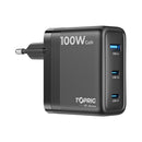 Accsoon Toprig 100W 4-BAY NP-f Fast Charger avec US Gan Charger