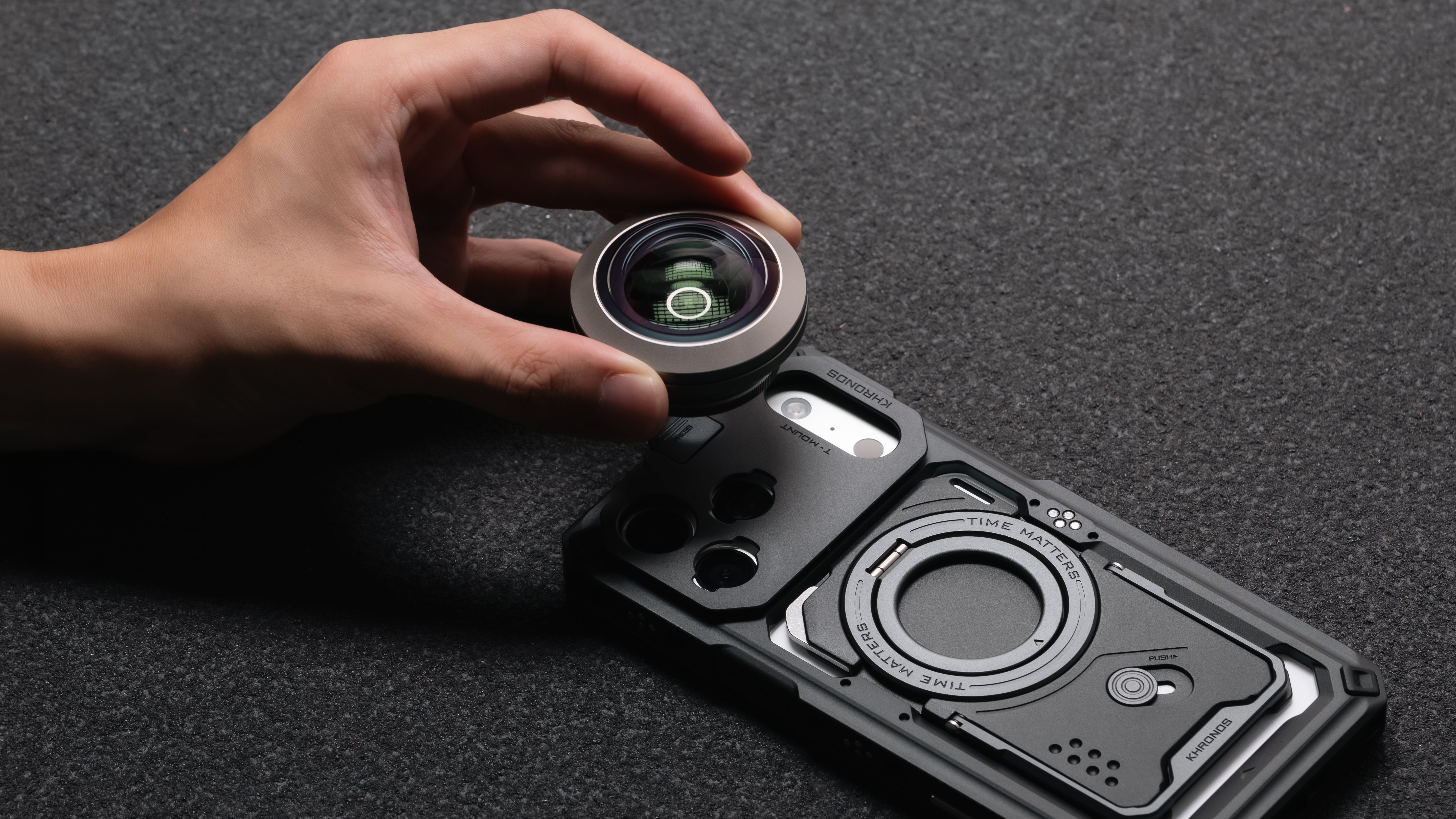 Tilta-Fisheye 8mm Objectif pour iPhone (T-Mount) - Champagne