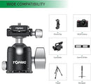 ACSSOON BH-01 Toprig Center Ball Head avec libération rapide