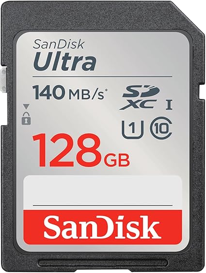 SanDisk 128GB Ultra SDXC UHS-I U1 Class 10 Memory Card
