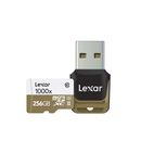 Lexar 256GB Professional 1000x microSDXC UHS-II Memory Card with USB 3.0 Card Reader-Open Box