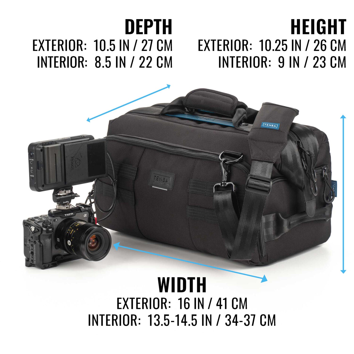 Tenba Cineluxe v2 Sac à bandoulière 16 - Noir