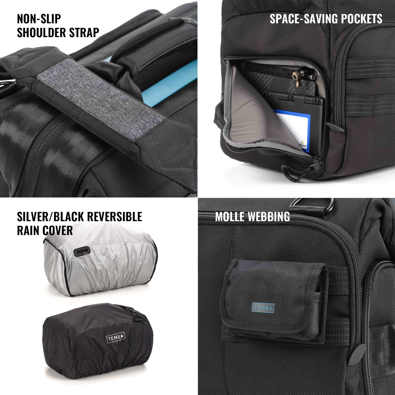 Tenba Cineluxe v2 Sac à bandoulière 16 - Noir