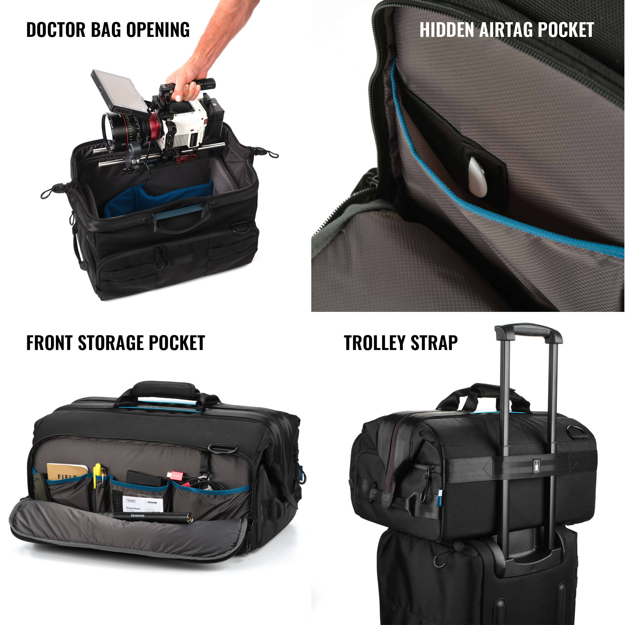 Tenba Cineluxe v2 Sac à bandoulière 21 - Noir