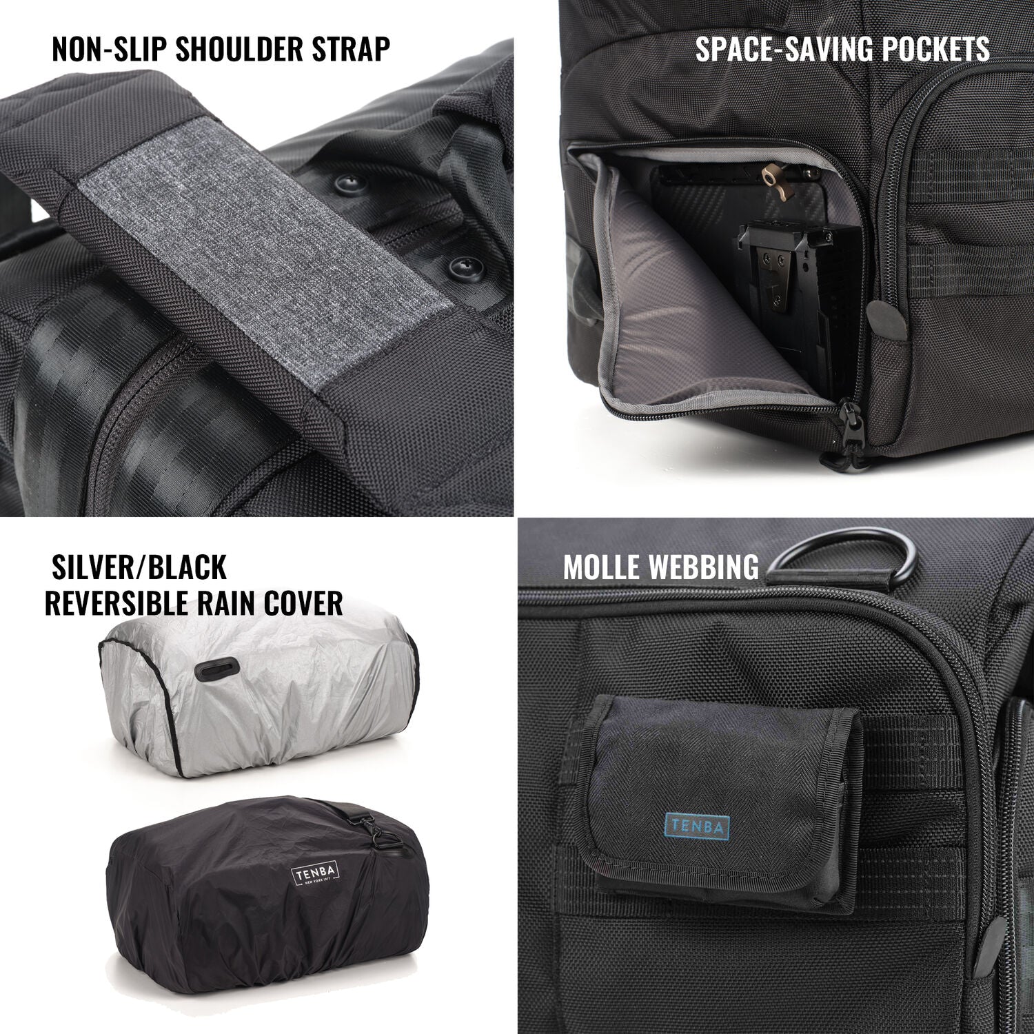 Tenba Cineluxe v2 Sac à bandoulière 21 - Noir