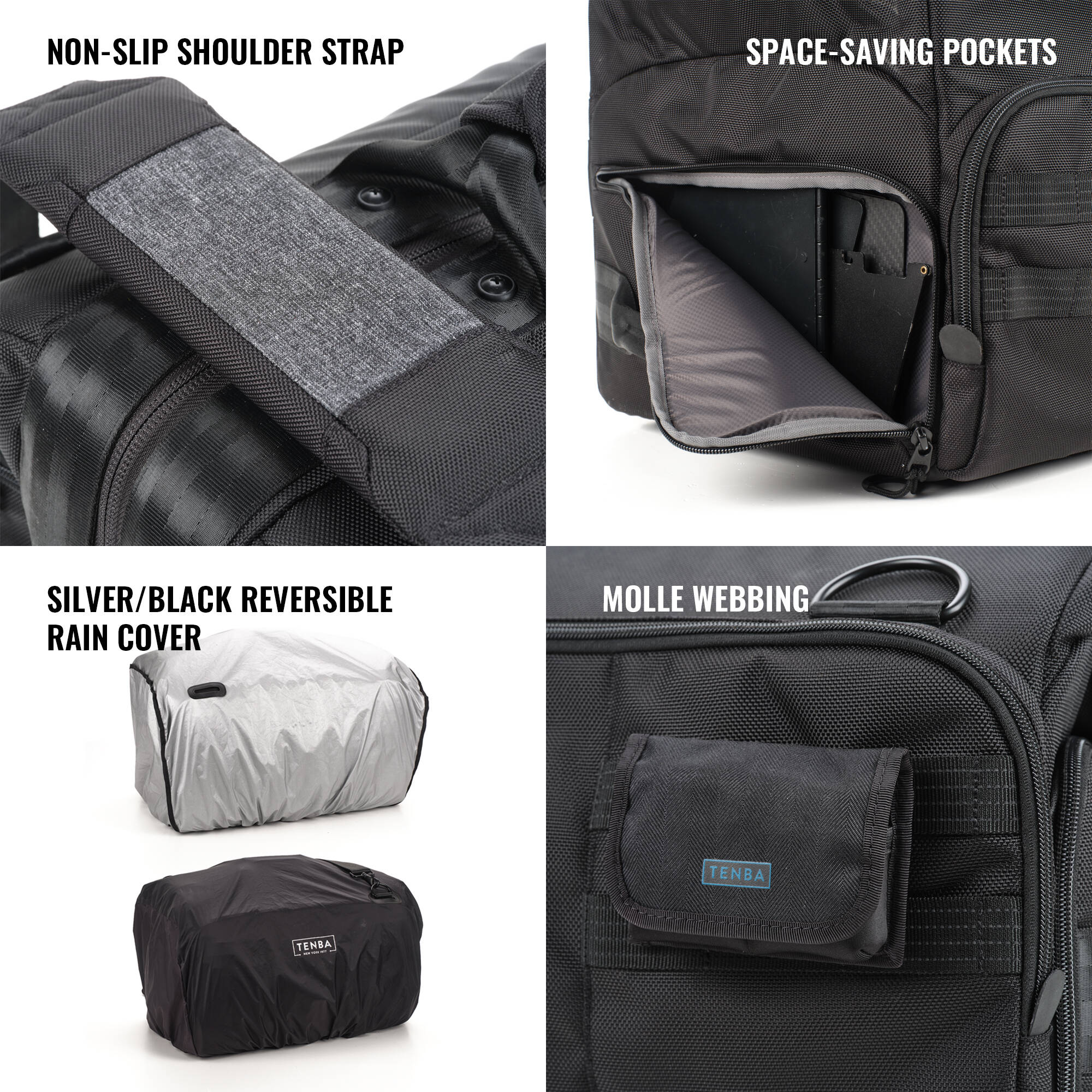 Tenba Cineluxe v2 Sac à bandoulière 21 Hightop - Noir