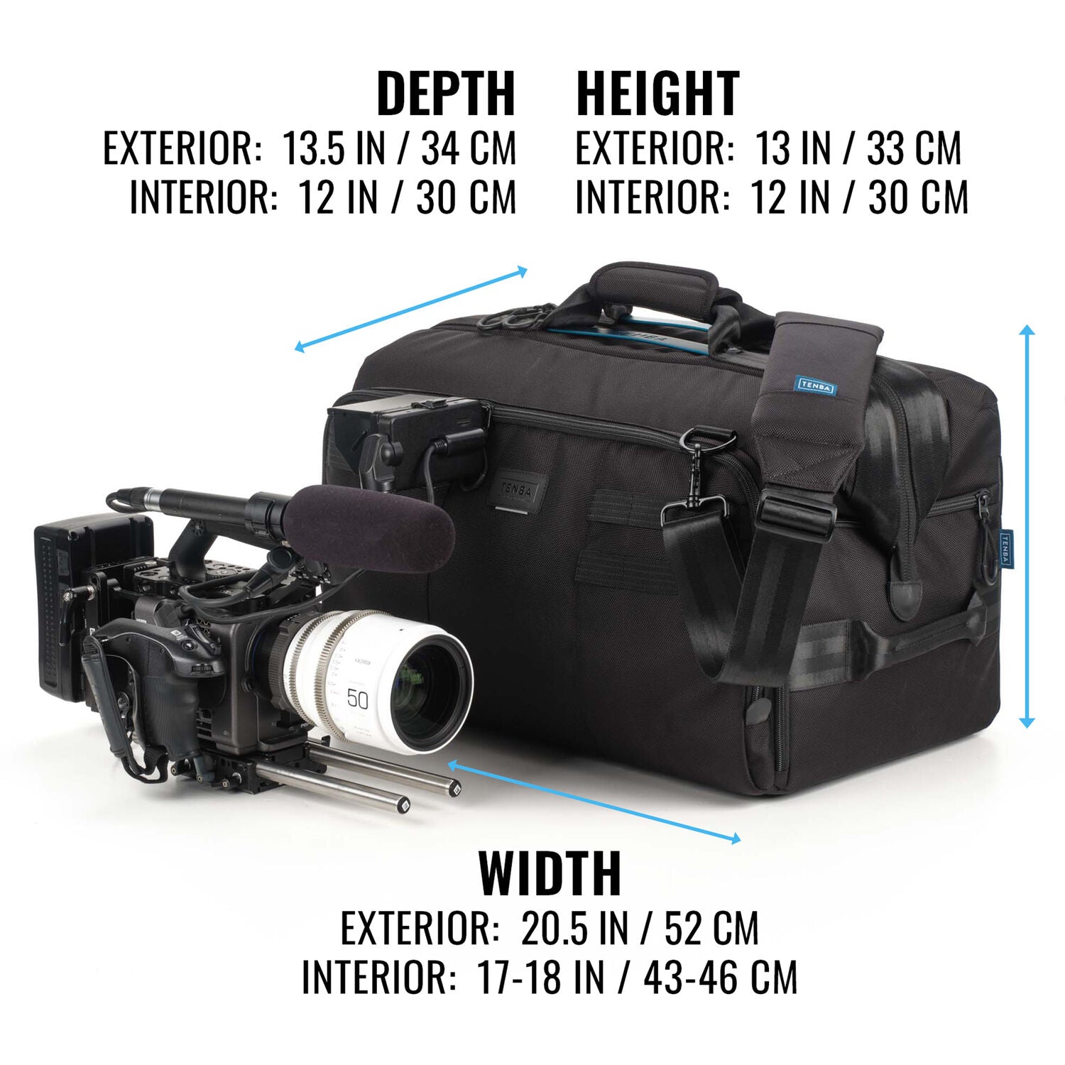 Tenba Cineluxe v2 Sac à bandoulière 21 Hightop - Noir