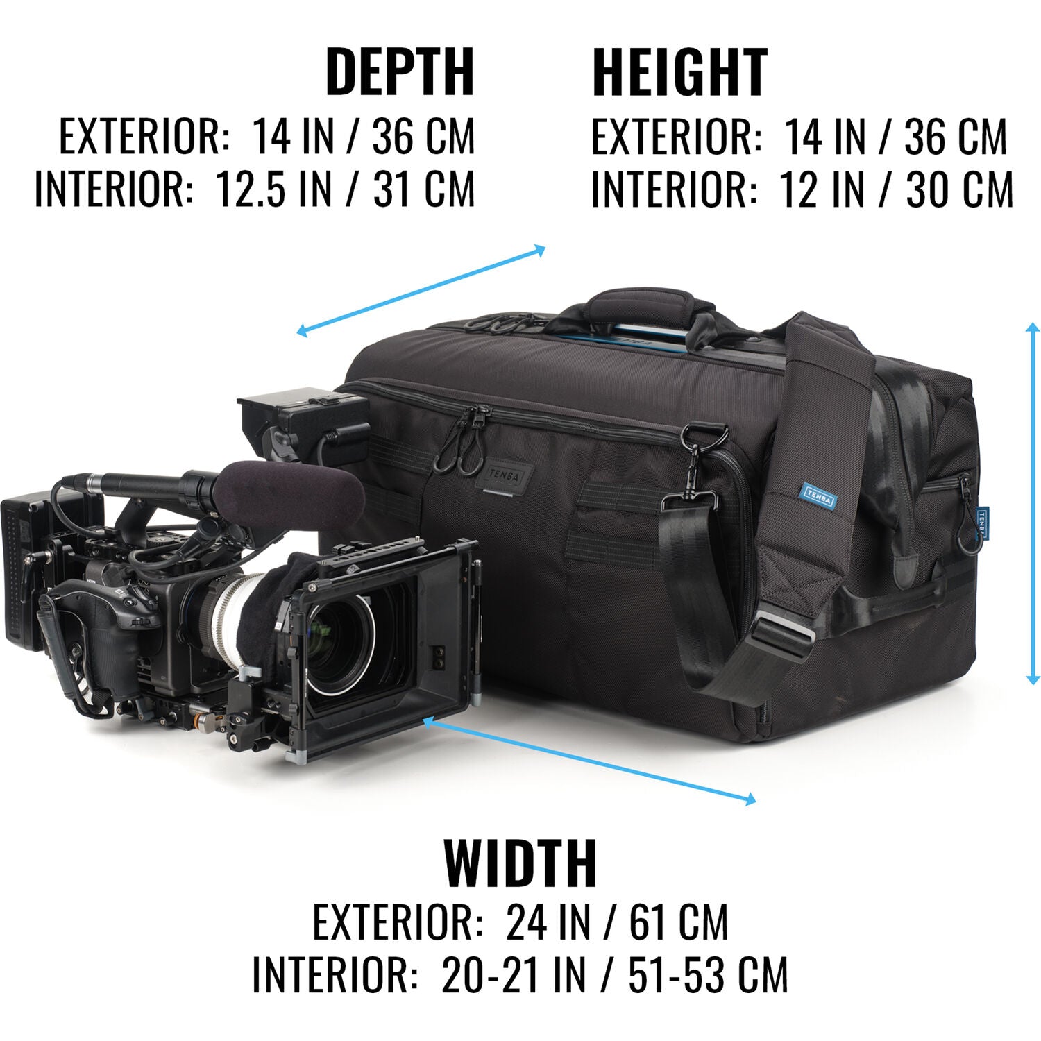 Tenba Cineluxe v2 Sac à bandoulière 24 - Noir