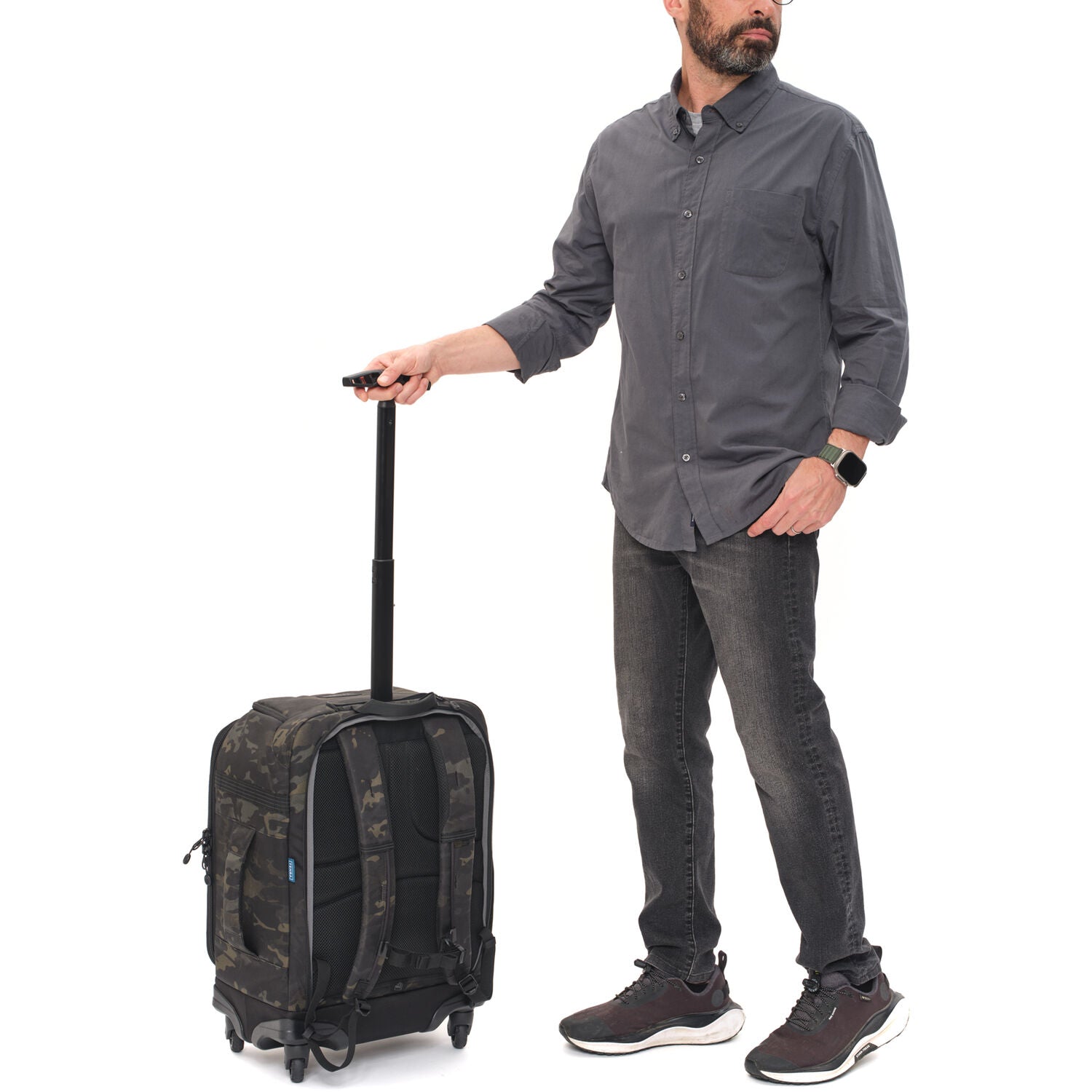 Tenba Axis v2 Rolling Backpack - MultiCam Black