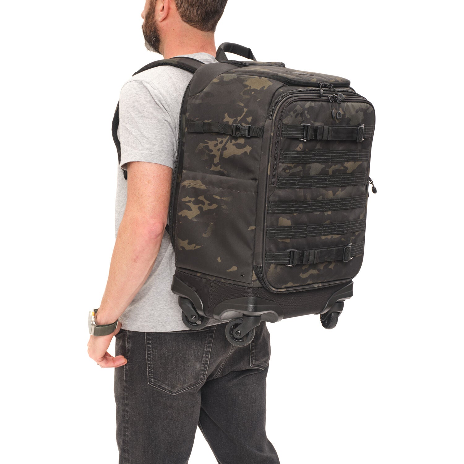 Tenba Axis v2 Rolling Backpack - MultiCam Black