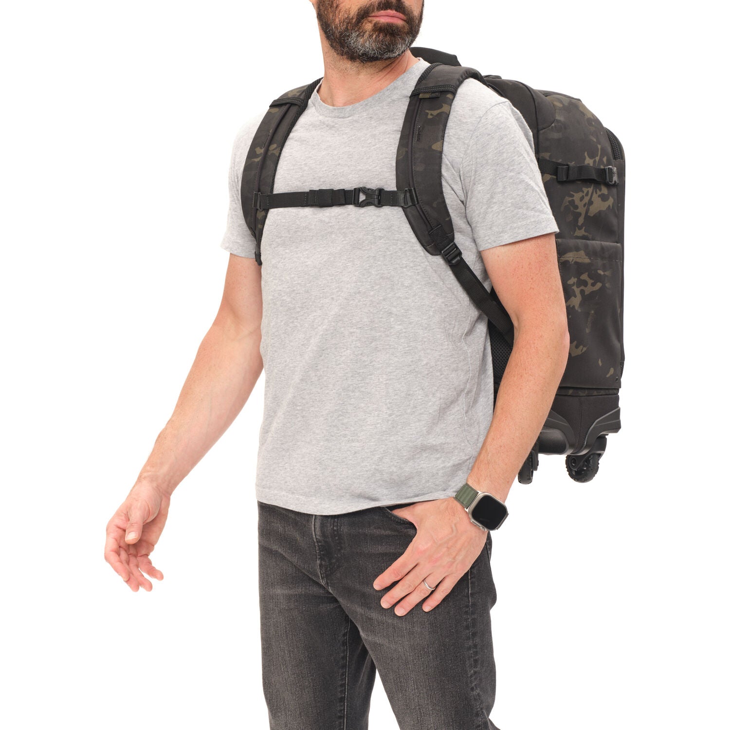 Tenba Axis v2 Rolling Backpack - MultiCam Black
