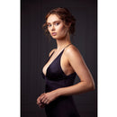 Westcott X-Drop Lightweight Canvas Backdrop - Dark Wall Molding (5' x 7')