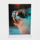 Cadre d'image en table à double face acrylique - Vertical - 8x10