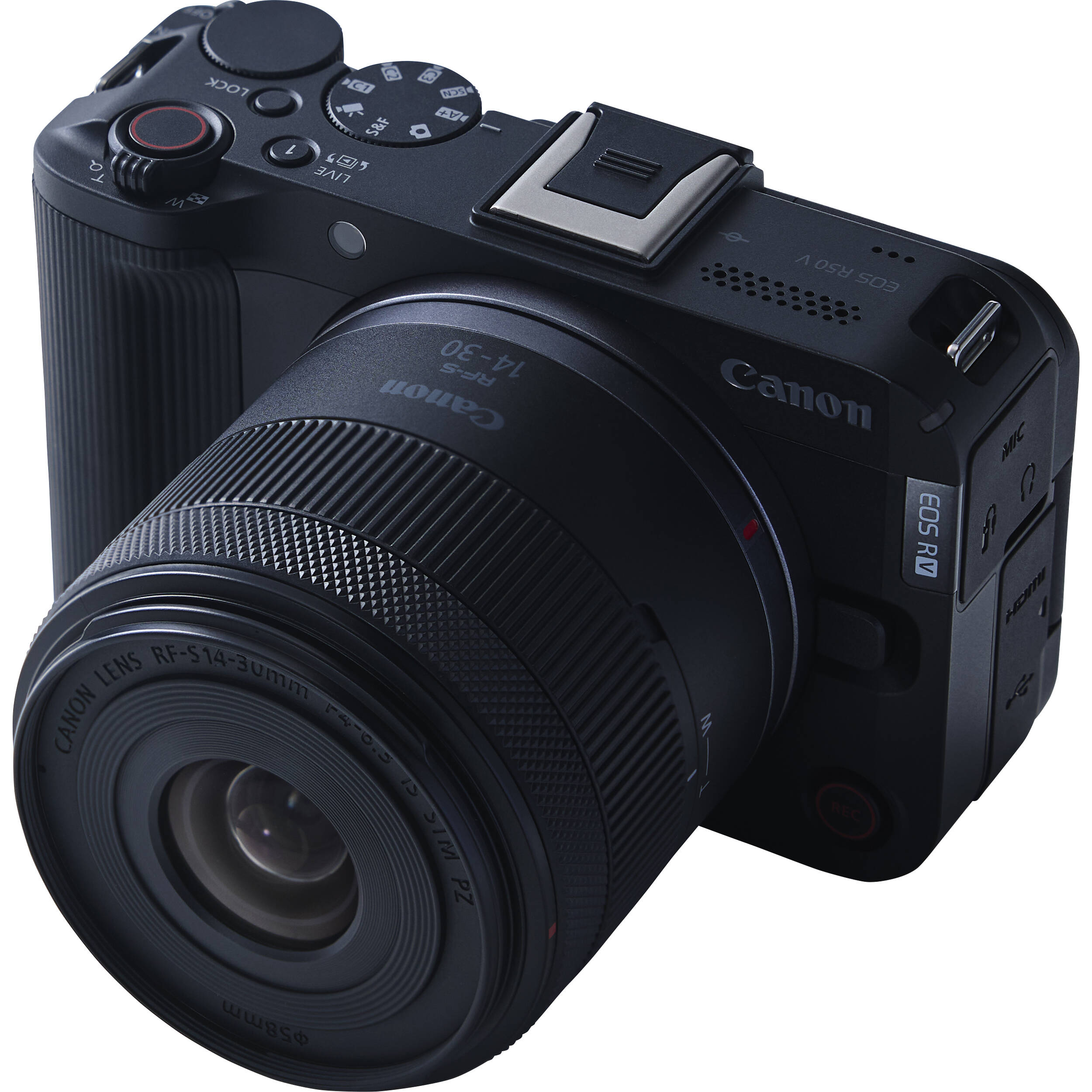 【美品】Canon EOS R50 V & EF40mm F2.8 STM Canon EOS R50 V Mirrorless Camera with 14-30mm f/4-6.3 Lens