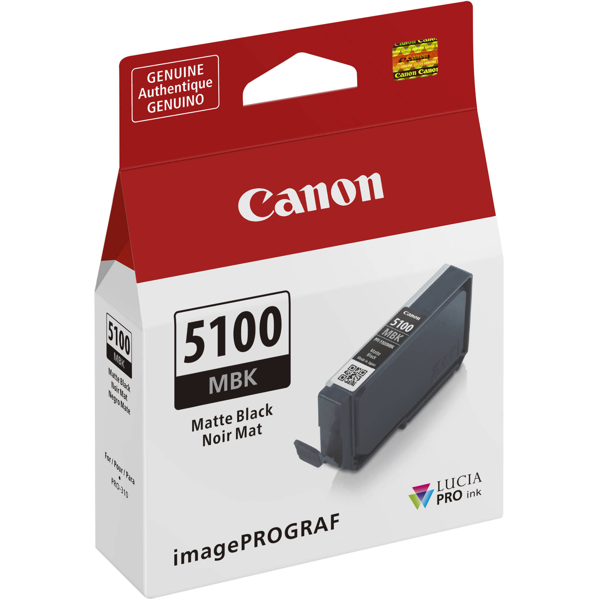 Canon PFI-5100 LUCIA PRO II Matte Black Ink Tank (14.4mL)