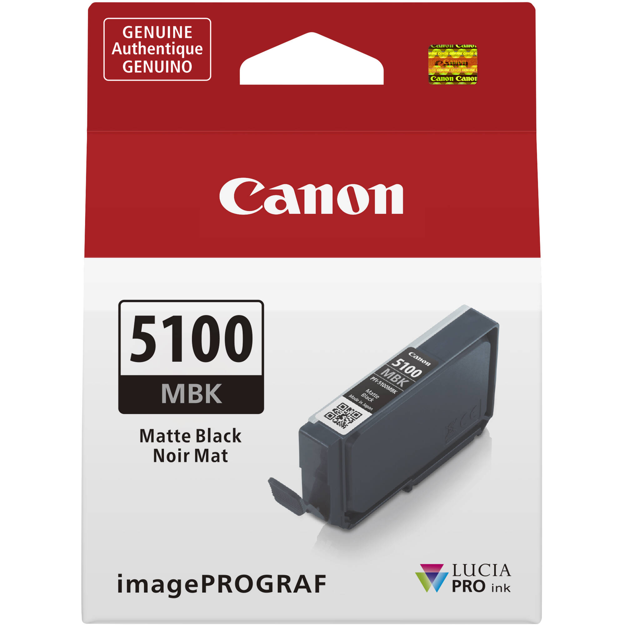 Canon PFI-5100 LUCIA PRO II Matte Black Ink Tank (14.4mL)