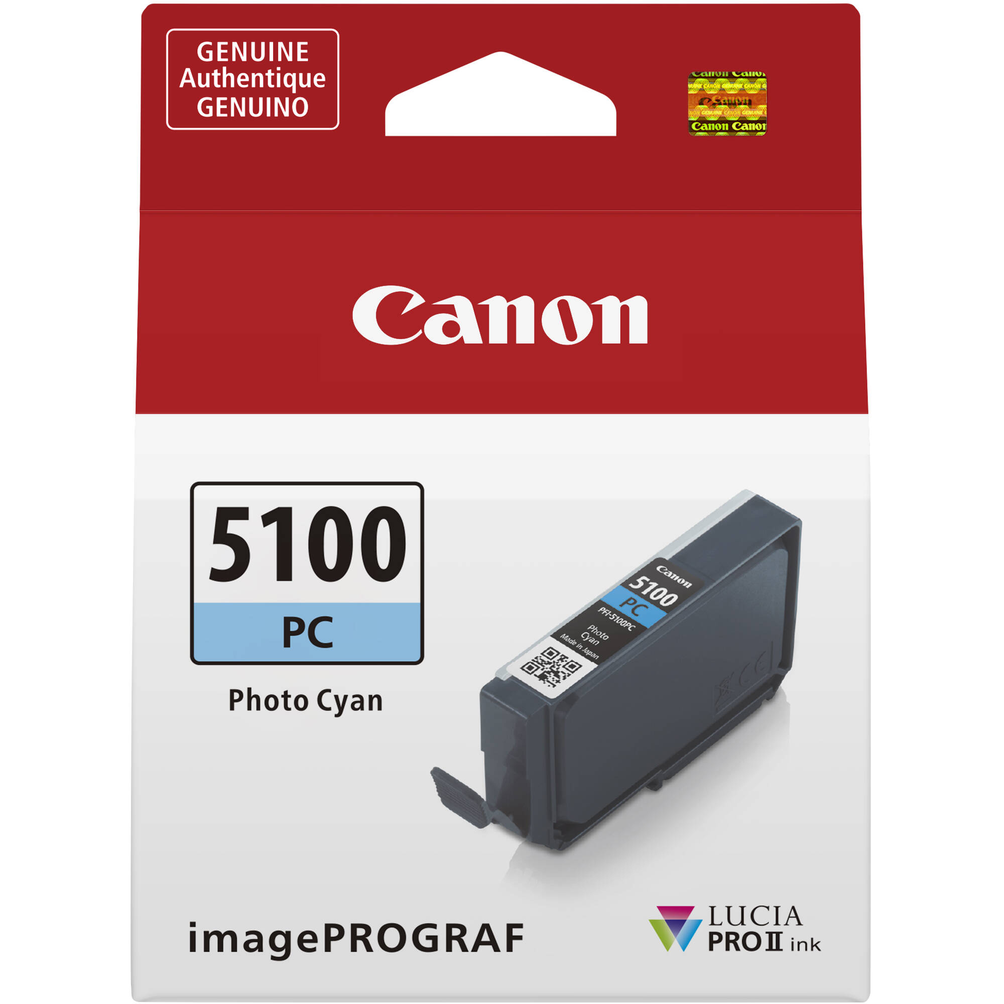 Canon PFI-5100 LUCIA PRO II Photo Cyan Ink Tank (14.4mL)