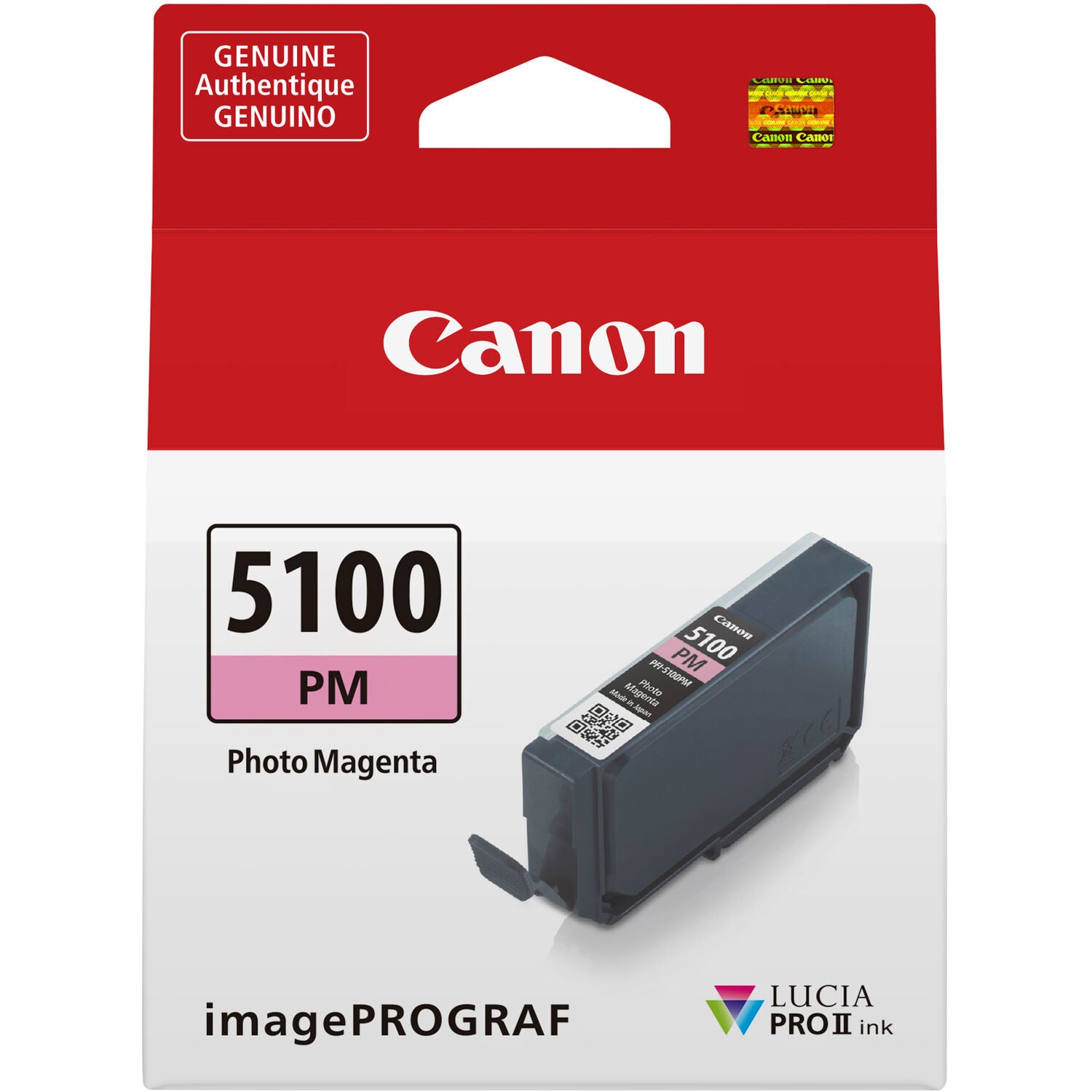 Canon PFI-5100 LUCIA PRO II Photo Magenta Ink Tank (14.4mL)