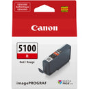Canon PFI-5100 LUCIA PRO II REDER RÉQUIRE À À L'ENK ROUGE (14,4 ml)
