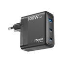 Accsoon Toprig 100W 4-Bay NP- F Fast Charger with US GaN Charger