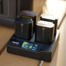 Accsoon TopRig 100W 4-Bay NP-FZ100 Fast Charger