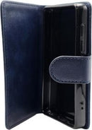 Samvix Leather Case for Music Q5 -Blue