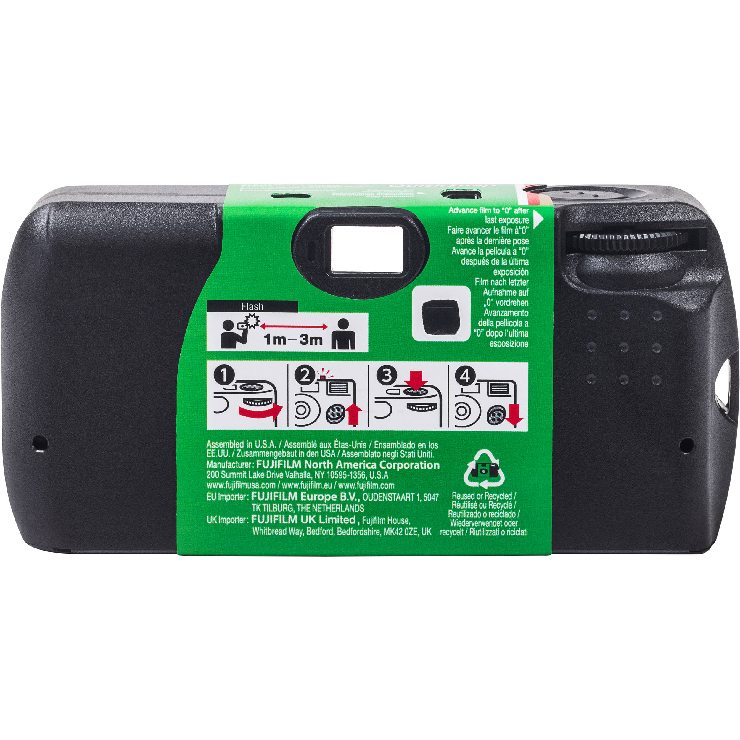 FUJIFILM QuickSnap Flash 400 One-Time-Use Disposable Camera (27 Exposures, 2-Pack)