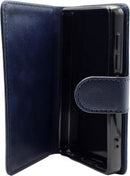 Samvix Leather Case for Music Q5 -Blue