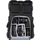 Think Tank Photo FocusPoint Rolltop Camera Backpack (Asphalt Black, 22 L)