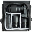 Think Tank Photo FocusPoint Rolltop Camera Backpack (Asphalt Black, 22 L)